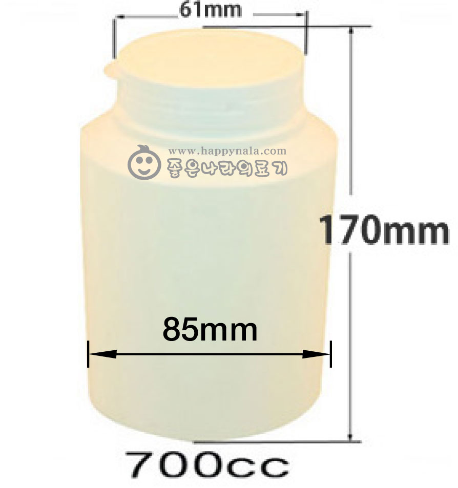 환병(소화제병)-700cc 100개 원터치